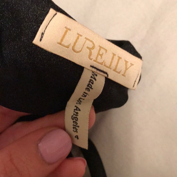 COPY - Lurelly Black halter one piece cut out swimsuit - Picture 3 of 3